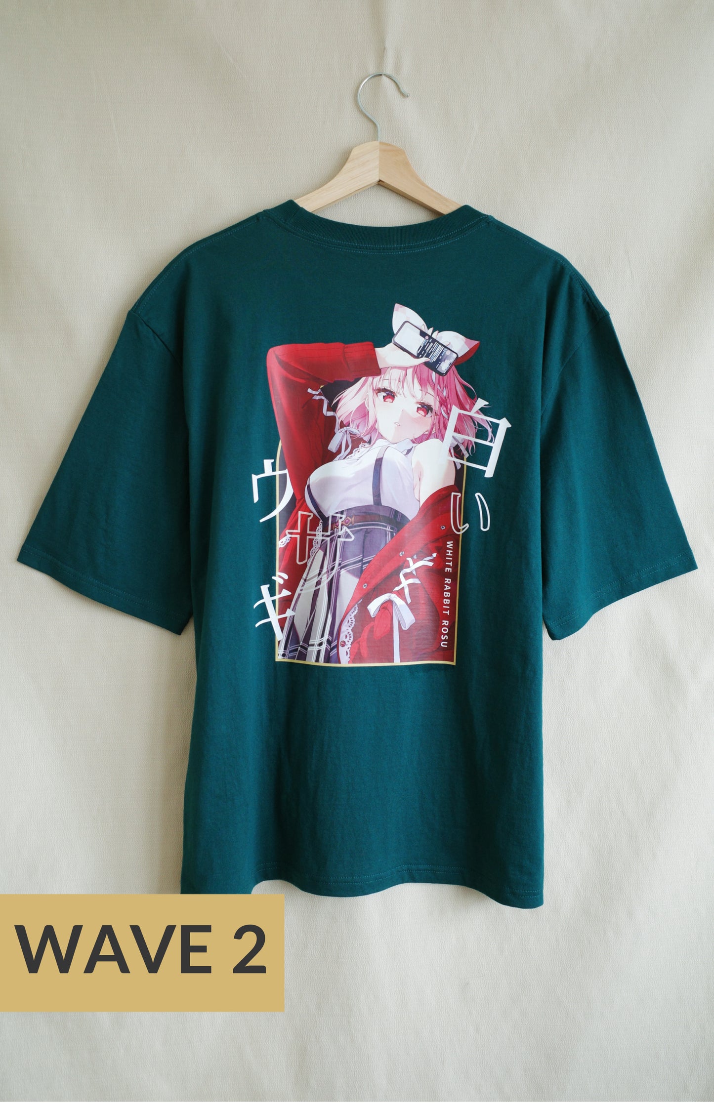 [Wave 2 Preorder][Royal Green] White Rabbit Tshirt